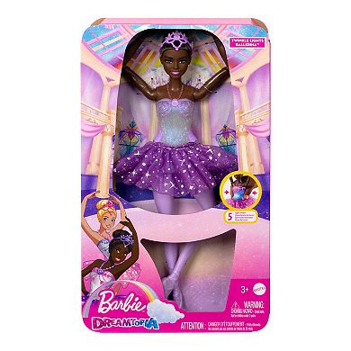 Barbie Magical Light-Up Ballerina Doll with Black Hair