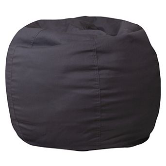 Emma And Oliver Small Furry Bean Bag Chair For Kids And Teens