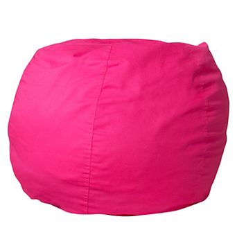 Emma and Oliver Small Denim Refillable Bean Bag Chair for Kids and Teens