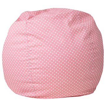 Emma And Oliver Small Furry Bean Bag Chair For Kids And Teens