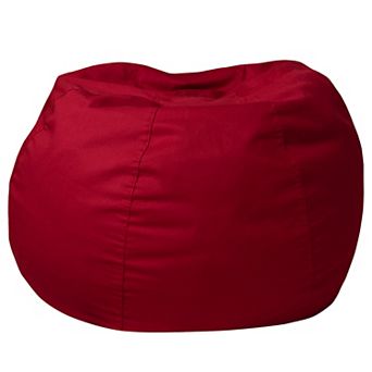 Emma And Oliver Small Furry Bean Bag Chair For Kids And Teens