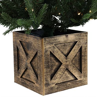 Sunnydaze Farmhouse Indoor Pre-Lit Artificial Christmas Tree - 3 ft