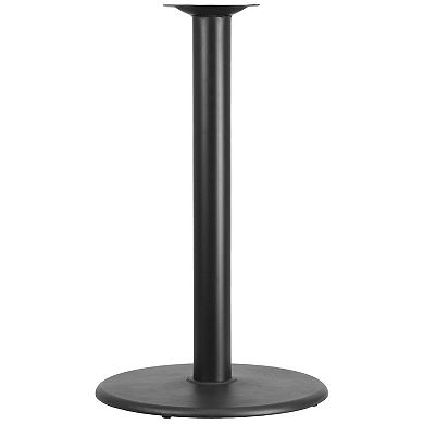 Emma and Oliver 24" Round Restaurant Table Base with 4" Dia. Bar Height Column