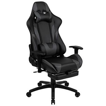 Emma and Oliver Z300 Red Racing Gaming Ergonomic Reclining Chair with Footrest