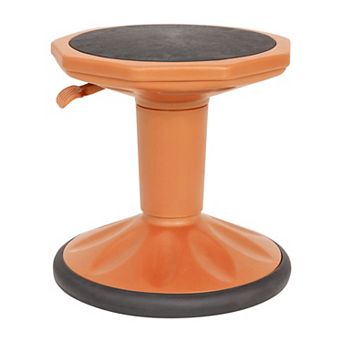 Emma And Oliver Height Adjustable Active Motion Stool for Kids with Non-Slip Bottom