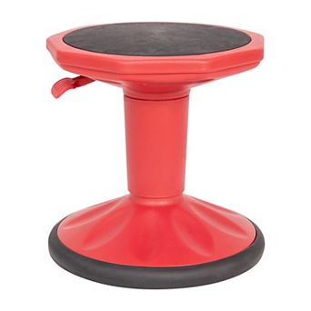 Emma And Oliver Height Adjustable Active Motion Stool for Kids with Non-Slip Bottom