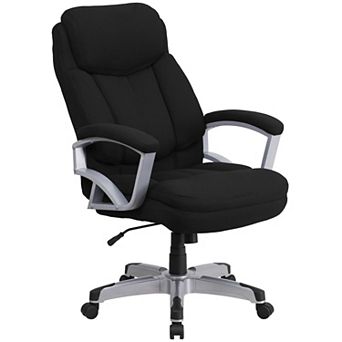 Emma and Oliver 500 lb. Big & Tall Black LeatherSoft Executive Swivel Ergonomic Office Chair