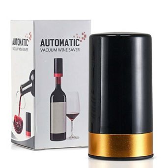 Berkware Automatic Wine Preserver with LED Display, Vacuum Bottle Stopper to Keep Wine Fresh Longer
