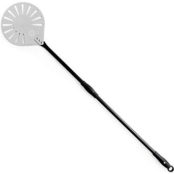 Chef Pomodoro Supreme Aluminum 9-inch Turning Pizza Peel With Detachable Wood Handle