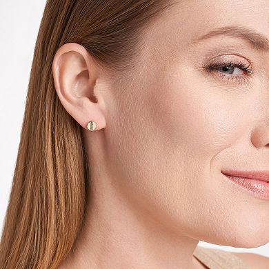 Sarafina Diamond Accent Round Stud Earrings