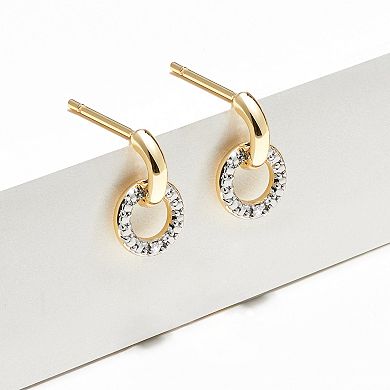 Sarafina Diamond Accent Open Circle Earrings