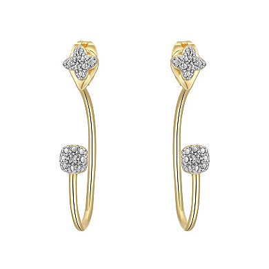 Sarafina Diamond Accent Jacket Earrings