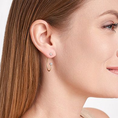 Sarafina Diamond Accent Jacket Earrings