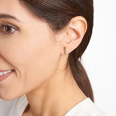 Sarafina Diamond Accent Bar Earrings