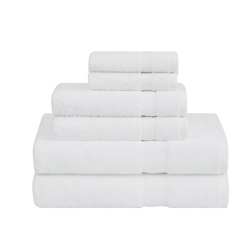 RWB Fields 6-piece Towel Set, White, 6 Pc Set