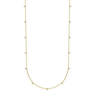 Sarafina Simulated Pearl Station Necklace
