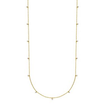 Sarafina Simulated Pearl Station Necklace
