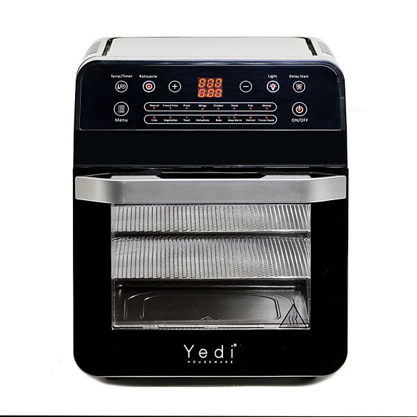 Yedi Total Package 18-in-1 Air Fryer Oven, Air Fryer with Rotisserie and  Dehydrator + 100 Recipes, 12.7 Quart