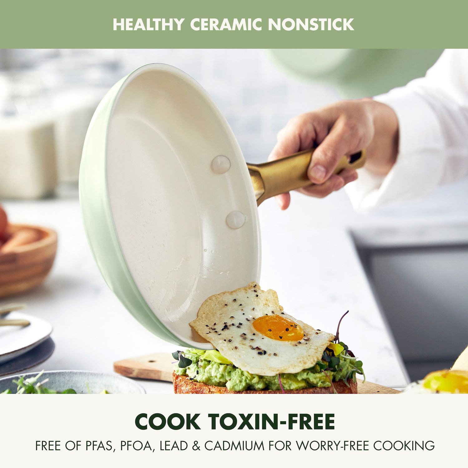 GreenPan Reserve Hard-Anodized Healthy Ceramic Nonstick 10-pc. Cookware Set