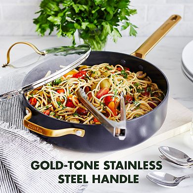 GreenPan Reserve Hard-Anodized Healthy Ceramic Nonstick 4.5-qt. Saute Pan Jumbo Cooker