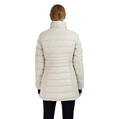 Women's Halitech Faux-Fur Hood Puffer Coat