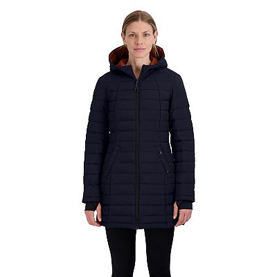 Women s Halitech Lightweight Hooded Stretch Puffer Coat