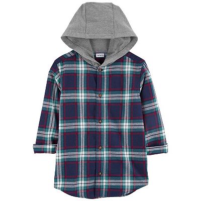 Kohls hooded flannel hotsell