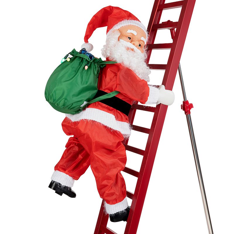 10  Outdoor Animated Super Climbing Santa