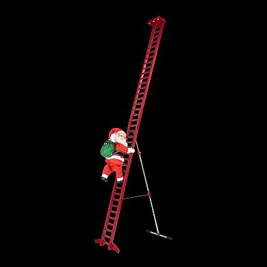Mr. Christmas 10-ft. Climbing Santa Outdoor Decor