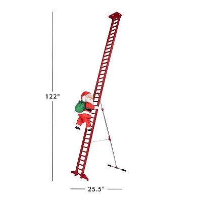 Mr Christmas 10-ft. Climbing Santa Outdoor Decor