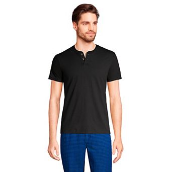 Big & Tall Lands' End Short Sleeve Super-T Henley