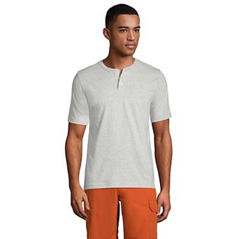 Big & Tall Lands' End Short Sleeve Super-T Henley