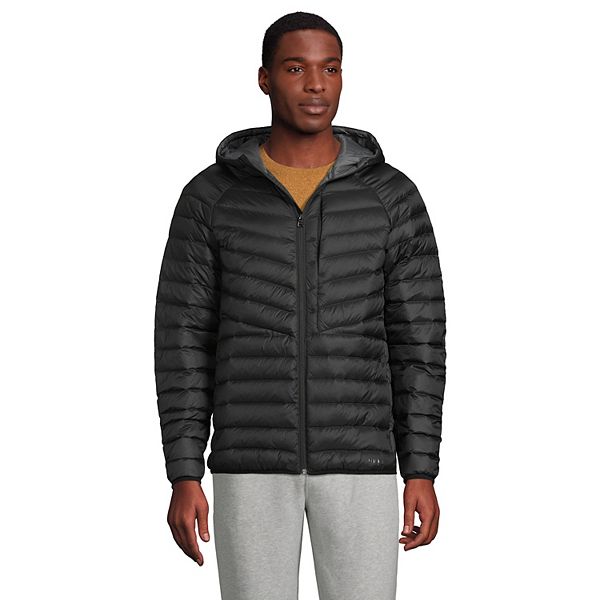 Big & Tall Lands' End Hooded Wanderweight Ultralight Packable Down Jacket