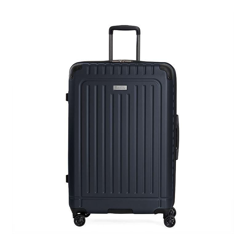 Ben Sherman Sunderland Hardside Spinner Luggage, Blue, 28 INCH