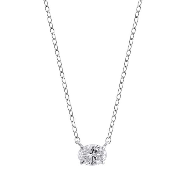 Floating diamond deals necklace kohls