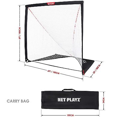Net Playz 6 x 6 Foot Lacrosse Goal