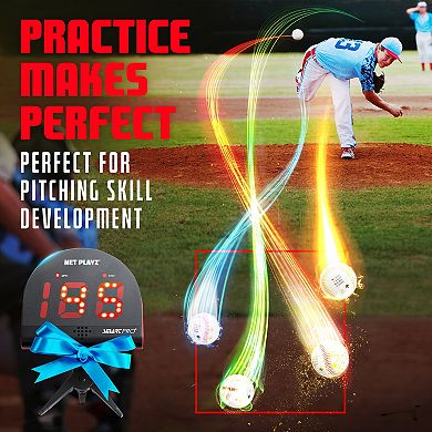 Net Playz Baseball Pitch Trainer Speed Radar and Finger Placement Markers Baseball Kit