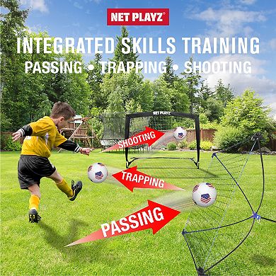 Net Playz Soccer Goal Rebound Net