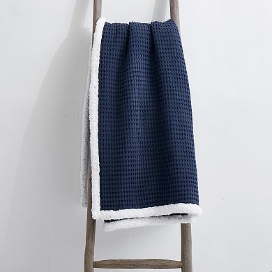 Levtex Home Mills Waffle Sherpa Throw