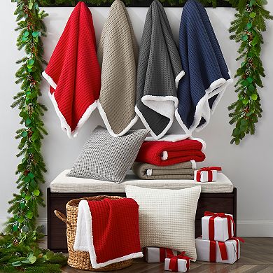 Levtex Home Mills Waffle Sherpa Throw