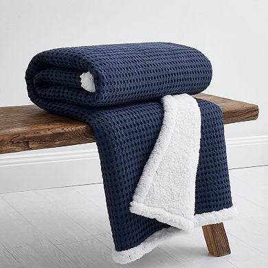 Levtex Home Mills Waffle Sherpa Throw