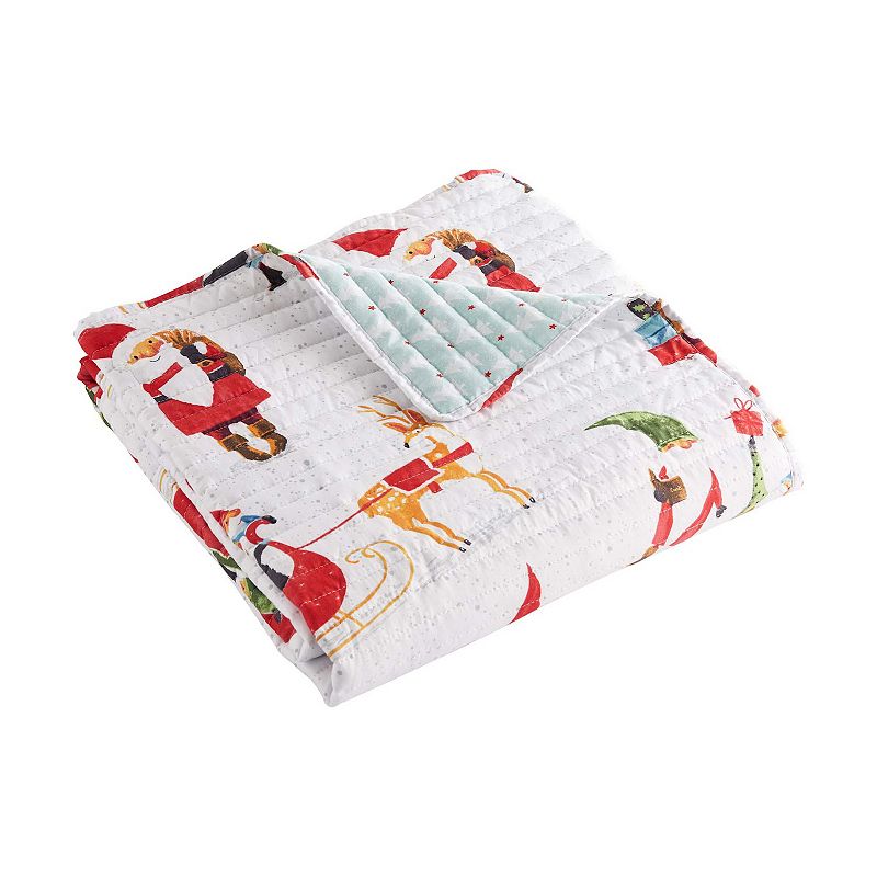 Levtex Home Holiday Quilted Throw, White