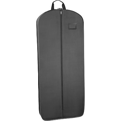 WallyBags 60-Inch Premium Tri-Fold Travel Garment Bag with Pocket and Mrs. Embroidery