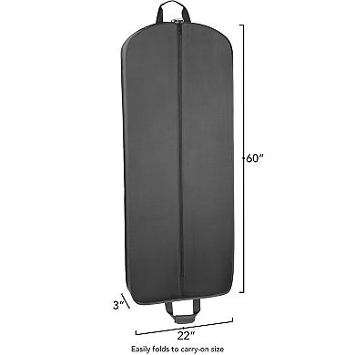 WallyBags 60-Inch Deluxe Travel Garment Bag with Bride Embroidery