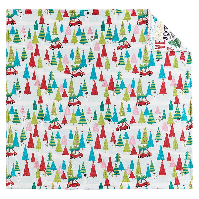 Levtex Home Gnome for the Holidays Blanket, Multicolor