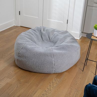 Emma and Oliver Oversized Refillable Bean Bag Chair for All Ages