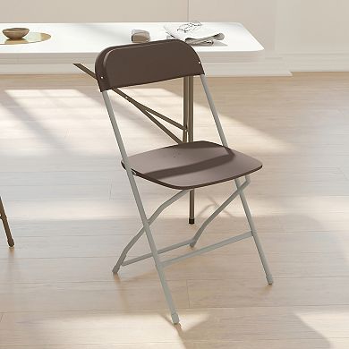 Emma and Oliver Lightweight Folding Chair - 4 Pack 650LB Weight Capacity Comfortable Event Chair