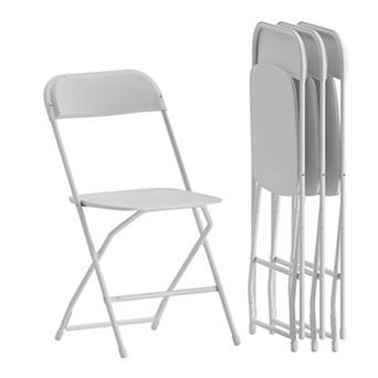 Emma and Oliver Lightweight Folding Chair - 4 Pack 650LB Weight Capacity Comfortable Event Chair