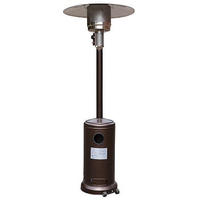 Emma and Oliver Outdoor Patio Heater - 7.5 Feet Round Steel Patio Heater - 40,000 BTU's