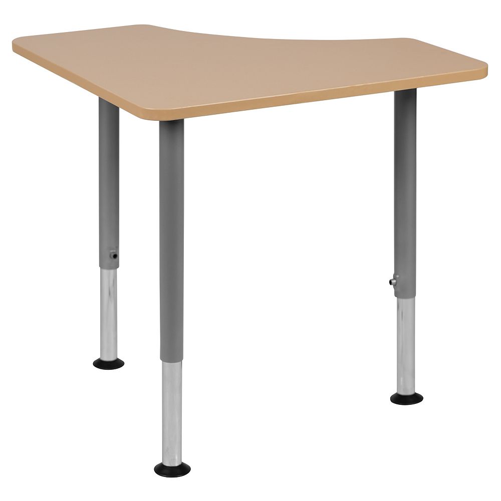 Emma and Oliver Triangular Natural Collaborative Adjustable Student ...